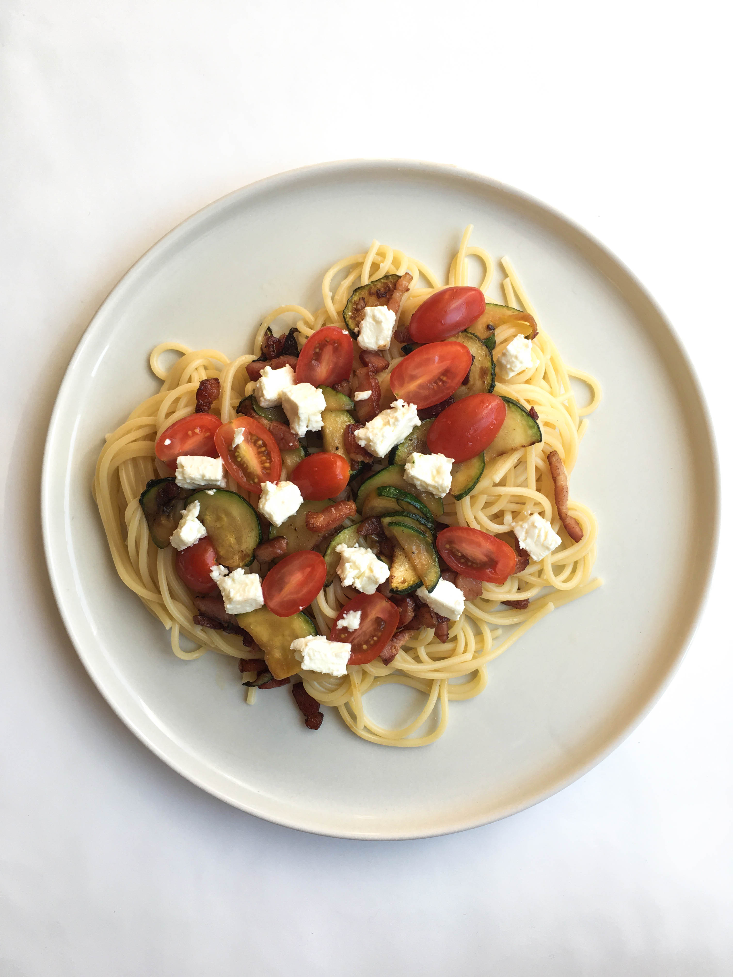 Recette Spaghetti aux légumes