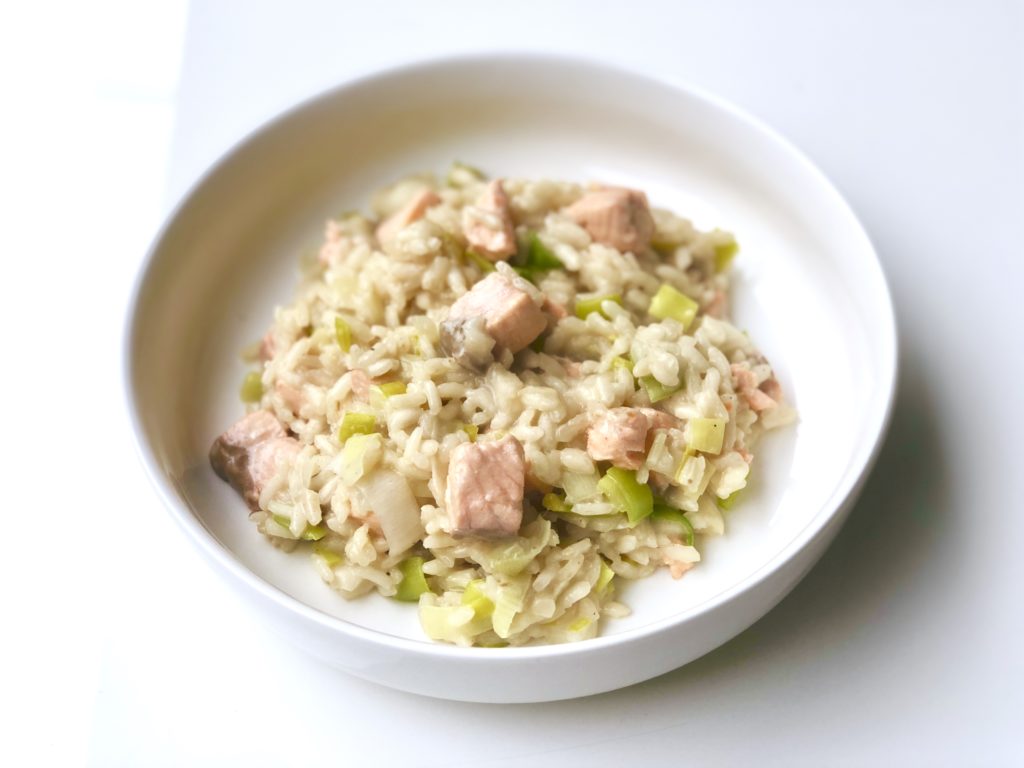 Risotto saumon poireaux - Bon Appetit Le Blog